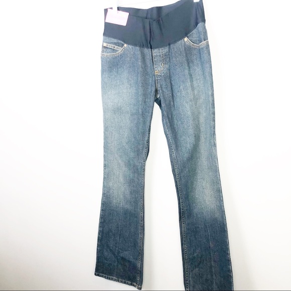 NWT Liz Lange bootcut Maternity Jeans - Picture 2 of 7